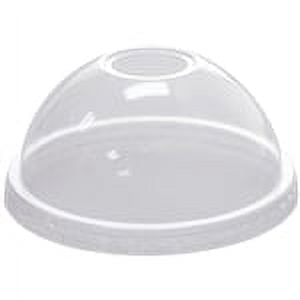 Karat 92mm PET Plastic Dome Lids - 1,000 ct