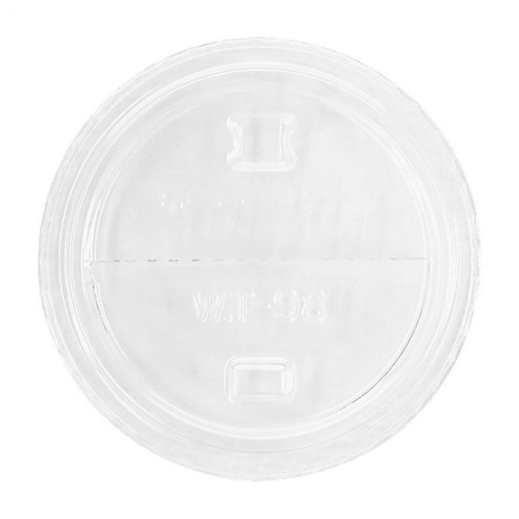 [1,000 ct] Clear Sip Lids for 12, 16, 20, 24 oz Plastic Cups (PET, 98mm)