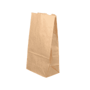 Karat Brown Paper Bags [4 lb - 2,000 ct] - Self-Standing Kraft Paper Lunch Bags, Reusable & Food Grade - Ideal for Small Business, Snacks, Popcorn, Party Favors & More
