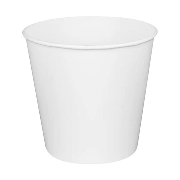 Karat C-FB170W 8.9 in. x 8.36 in. 170 oz. Paper Food Bucket - White (150/Carton)