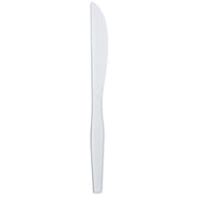 Karat Cafe Polystyrene Plastic Medium Heavy Weight Disposable Knives, White, 1000 Count