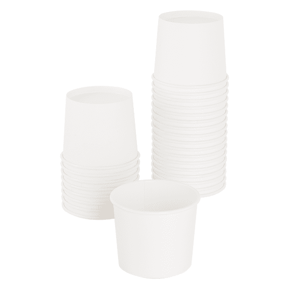 Karat Earth Eco-Friendly 10oz Paper Cold/ Hot Food Container (90.8mm), White - 1,000 ct