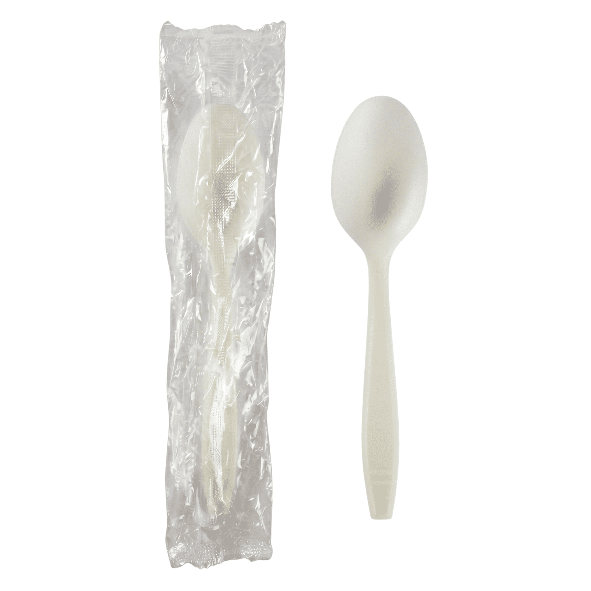 Karat Earth Heavy Weight Bio-Based Tea Spoons Wrapped, Natural - 1,000 ...