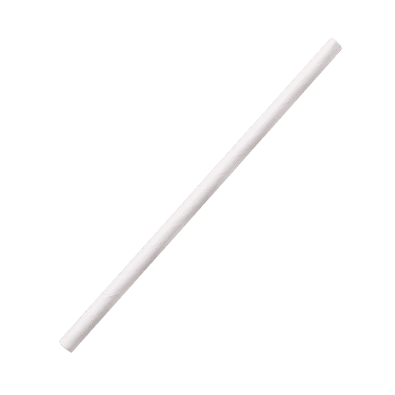Karat Earth [5,000 ct] Short Paper Straws 5.25", White (5mm)