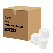 Karat FP-P200-PP 2 oz. PP Portion Cups - Clear (Case of 2500)