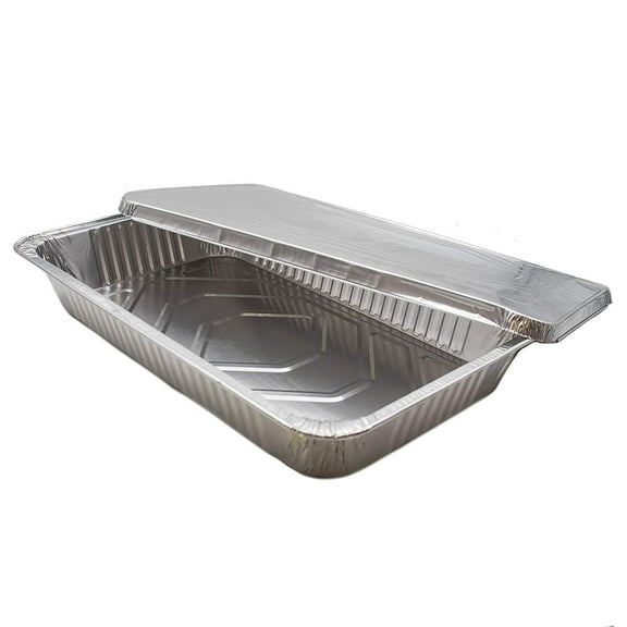 Karat Full Size Heavy-Duty Aluminum Foil Deep Steam Table Pans - 50 pcs