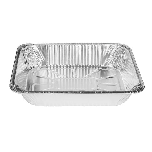 Karat Full Size Standard Aluminum Foil Medium Depth Steam Table Pans - 50 ct