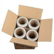 Karat Hand Wrap Stretch Film Flexible and Durable Plastic Packing Wrap, 18" x 1476', 4 Pack