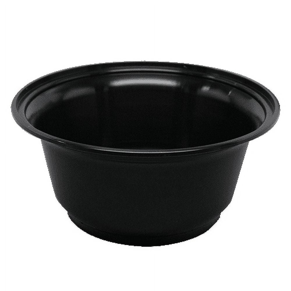 Incredi-Bowl, 12 oz Round, Black, Plastic, Microwavable, (500/pack