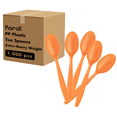 thumbnail image 1 of Karat PP Plastic Extra Heavy Weight Tea Spoons - Orange - 1,000 ct, 1 of 8