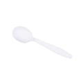 thumbnail image 1 of Karat PP Plastic Heavy Weight Soup Spoons - White - Wrapped - 1,000 ct, 1 of 7