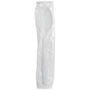 Karat PS Plastic Extra Heavy Weight Tea Spoons - White - Wrapped - 1,000 ct