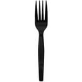 thumbnail image 1 of Karat PS Plastic Medium-Heavy Weight Forks Bulk Box - Black - 1,000 ct, 1 of 8