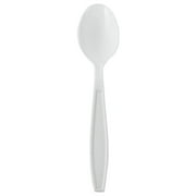Karat Polypropylene Extra Heavy Weight Disposable Spoons Pack, White, 1000 Count