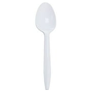 Karat Polypropylene Tea Spoon Disposable Spoons Pack, White, 1000 Count