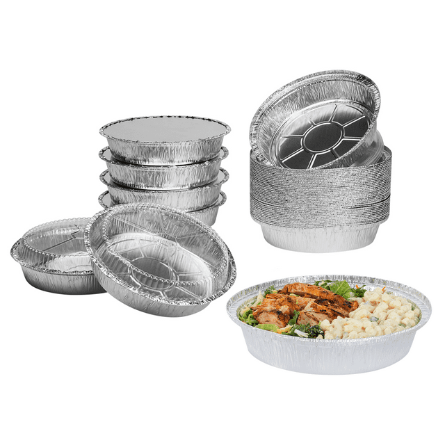 Karat Round Aluminum Foil Pans & Disposable Cake Pans, 8 inch - 500 ct