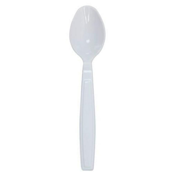 Karat - U2023W - White Disposable Teaspoons