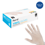 Karat Vinyl Powder-Free Disposable Gloves (Clear) - Large - 1,000 ct