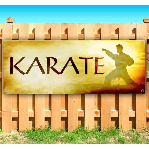 Karate 13 oz Vinyl Banner With Metal Grommets