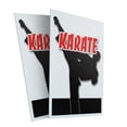 thumbnail image 1 of Karate (2-PACK) 24" x 36" Plastic Signs | Sign Insert 4mm Corrugated Plastic Signs Storefront Window Poster, 1 of 2
