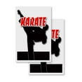 thumbnail image 1 of Karate (2-PACK) 24" x 36" Vinyl Decals | Sign Insert Peel & Stick Decals Stickers Window Signs, 1 of 2