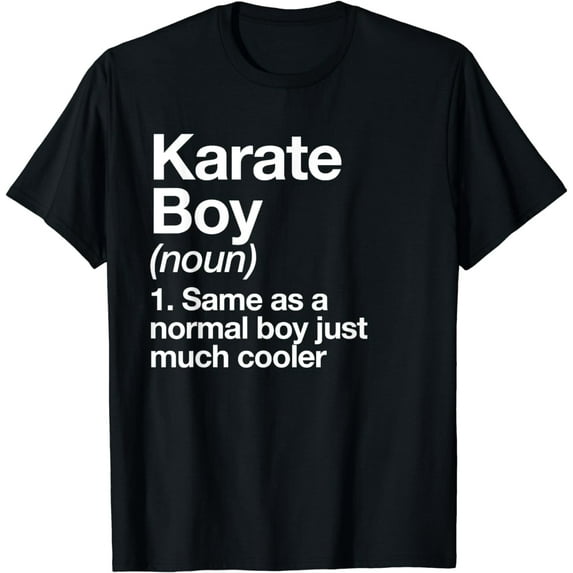 Karate Boy Definition Funny Martial Arts Sports T-Shirt