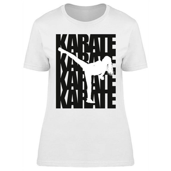 Karate Fight T-Shirt Women -Image by Shutterstock, Female Medium