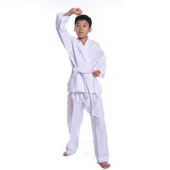 Karate Gi Karate Trousers Jackets for Kids Teens Light Weight Karate Suit Karate Clothes Taekwondo Training Uniform