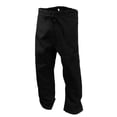 thumbnail image 1 of Karate Heavy W't 12 OZ 100% Cotton Uniform Pants Only Preshrunk Martial Arts Black Gi Pants, 1 of 2