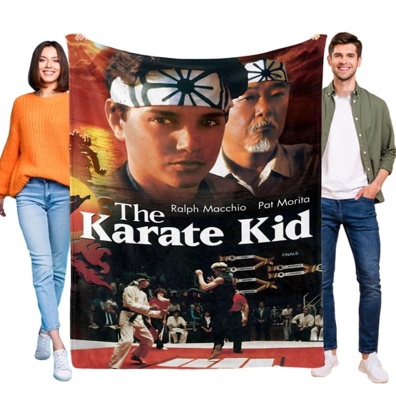 The Karate Kid-Anti-Pilling Flannel Blanket Soft Lightweight Plush Fuzzy Cozy Luxury Blanket for Home and Kitchen Use  Perfect for Kids and Adults 60"*79"(150cm*200cm)
