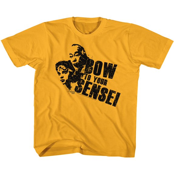 Karate Kid Bow Gold Youth T-Shirt