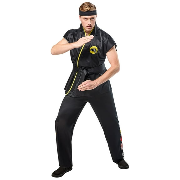 Karate Kid Classic Cobra Kai Johnny Lawrence Costume for Adults by Rubies, Men's Large