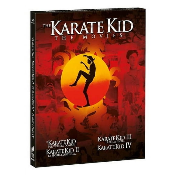 The Karate Kid Collection - 4-Disc Box Set ( The Karate Kid / The Karate Kid Part II / The Karate Kid Part III / The Next Karate Kid ) [ Blu-Ray, Reg.A/B/C Import - Italy ]