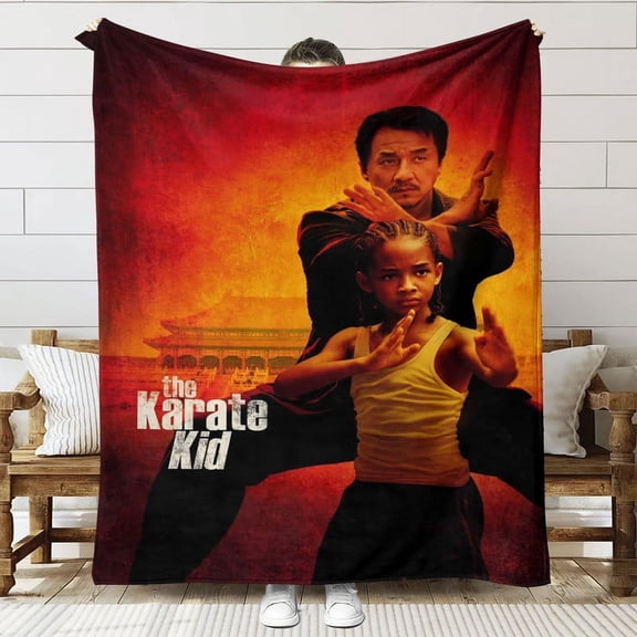 Karate Kid Legends Throw Blanket Gifts for Fans Lover Girls Boys Women Present Hoodie Him Bed 40"x50"