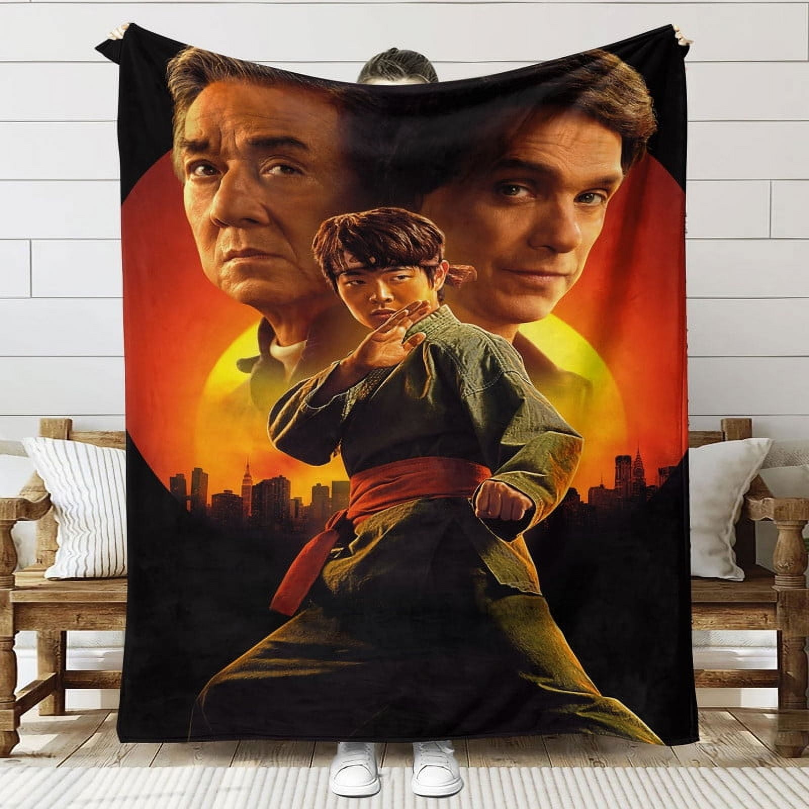 Karate Kid Legends Throw Blanket Gifts for Fans Lover Girls Boys Women Present Hoodie Him Bed 50"x60"
