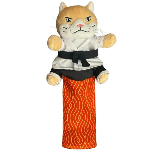 Karate Kitty Puppet Cat Wrestling Glove, Protective Forearm Sleeve Interactive Cat Puppet Wrestler for Kitten Adult Cats