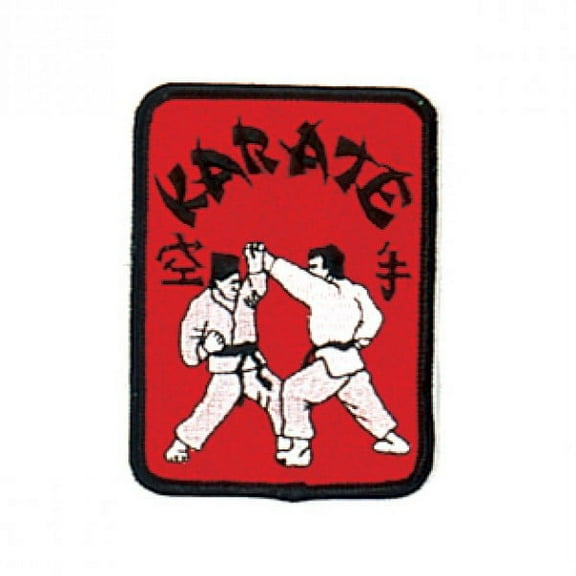Karate Kumite Martial Arts Patch, 3.5"