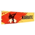 thumbnail image 1 of Karate Large Banners and Signs for Outdoor by DreamController-Polyester Banner with 4 Holes for Easy Hang Indoor & Outdoor| 6x2 Feet UV & Water Resistant HD Banner| Made in USA, 1 of 6