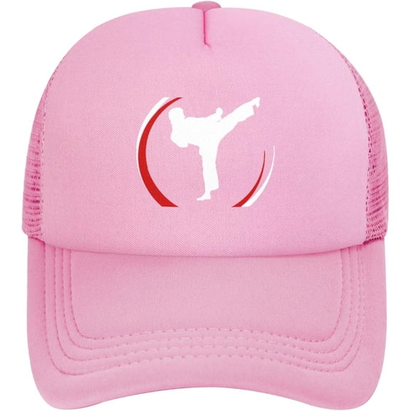 Karate Mesh Hats Foam Trucker Hat Snapback Adjustable Size