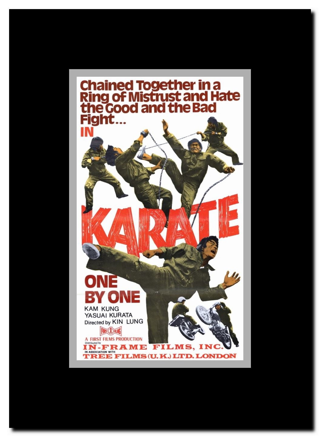 Karate One by One Framed Movie Poster