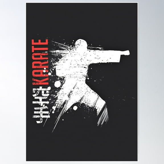 Karate Poster Wall Art, Modern Wall Decor, 8x12 UNFRAMED