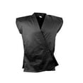 thumbnail image 1 of Karate Sleeveless Uniform Gi Top, Martial Arts Kimono Open Karate Taekwondo Black Jacket (0), 1 of 2