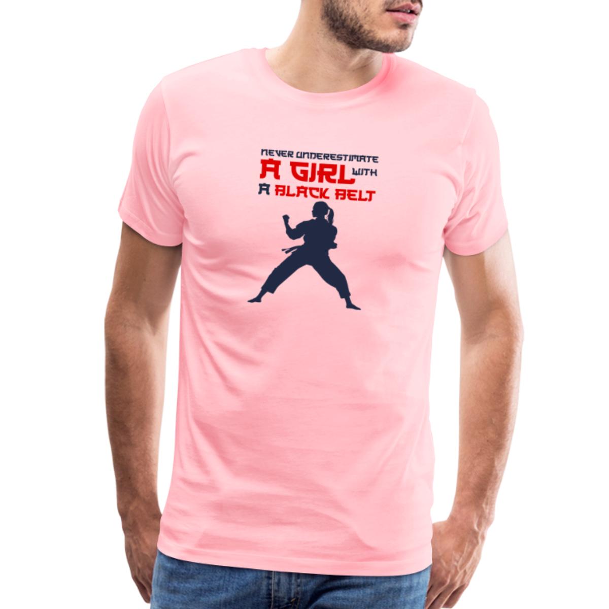 Karate Taekwondo Blackbelt Women Men's Premium TShirt