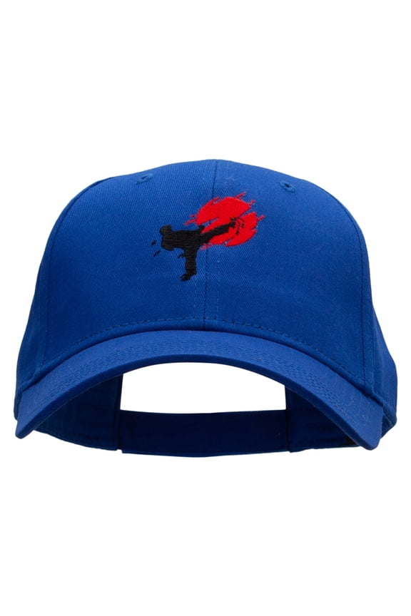 Karate Traning Embroidered Low Profile Cap - Royal OSFM