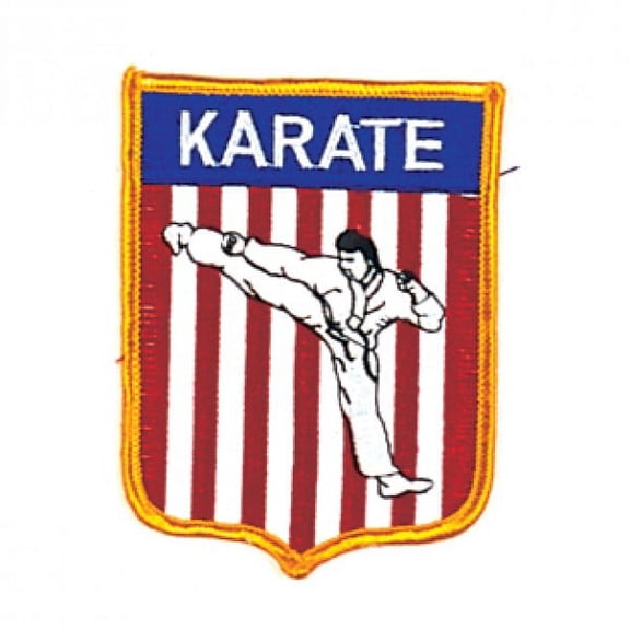 Karate USA Martial Arts Uniform Patch, 4"