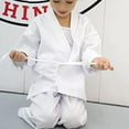thumbnail image 1 of Karate Uniform with Free Belt, White Karate Gi for Kids & Adult Size,120cm, 1 of 8