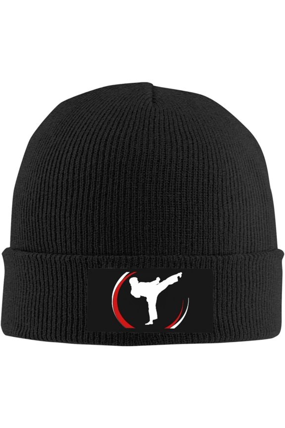 Karate Unisex Beanie for Men and Women Knit Hat Winter Warm Skull Cap
