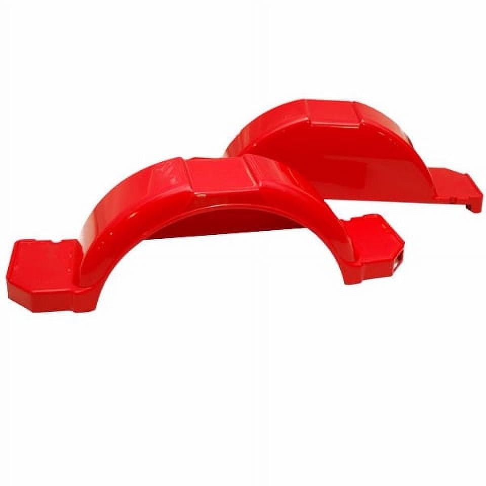 Karavan Boat Trailer Fender 40 Inch Red Plastic (Set of 2)