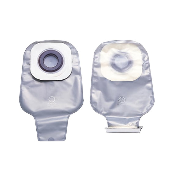 Karaya 5 Colostomy Pouch Drainable 0.875" Stoma 12"L 1pc System Transparent 3608, 10 Ct