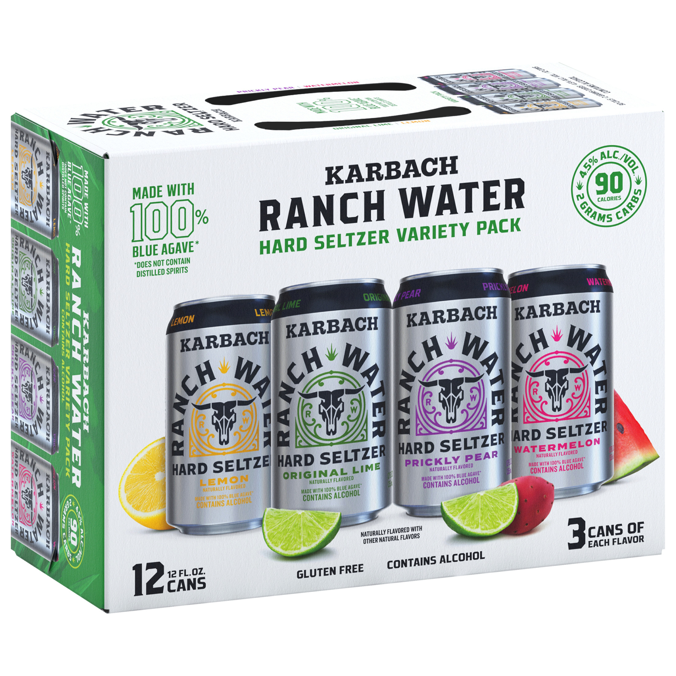 Karbach Brewing Co. Ranch Water Hard Seltzer Craft Variety, 12 Pack 12